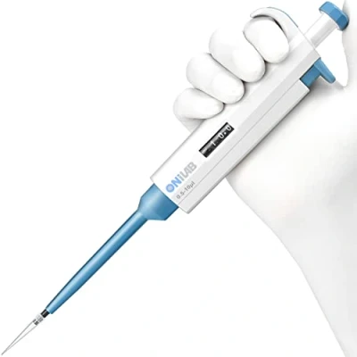 Abbildung von ONiLAB 0.5 10 μl Labor Einkanal Pipette Scientific Labormikropipette Handbuch Einstellbares Volumen, Hochpräzise, Pipettierer