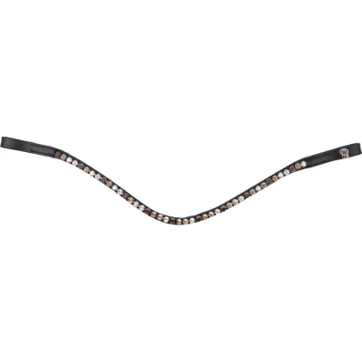 Abbildung von Waldhausen Stirnriemen X Line Glam Schw/Br/Gold/Beige/Sil VB