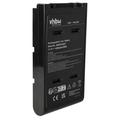 Abbildung von vhbw 1x Akku Ersatz für PA3285U 1BRS, 1BAS, PA3284U 1BAS Notebook (4400 mAh, 11,1 V, Li Ion)