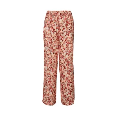 Abbildung von Esprit Printed Wideleg Stoffhose Light pink, Damen, Größe: 34, pink