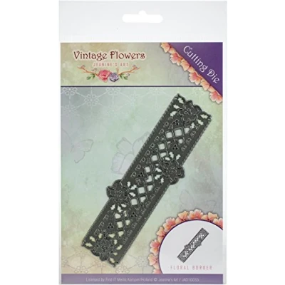 Abbildung von Dies Jeanine`s Art Vintage Flowers Floral Border