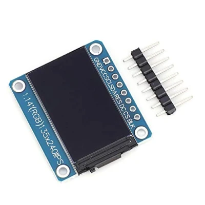 Abbildung von 3,3 V TFT Bildschirmmodul IPS 1,14 Zoll 8Pin ST7789 Elektronische Komponenten LCD Display Modul Auflösung 135x240