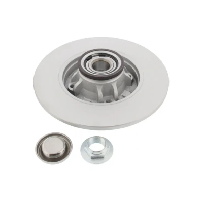 Abbildung von MAPCO 15341C Bremsscheibe Hinterachse 249 9 4 108 voll beschichtet mit Radlager, ABS Sensorring PEUGEOT: 308 I Schrägheck, SW, CC