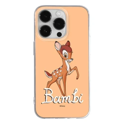 Abbildung von ERT GROUP Handyhülle für Apple iPhone 14 PRO Original und offiziell Lizenziertes Disney Muster Bambi 013 optimal an die Form des Handy angepasst, hülle aus TPU