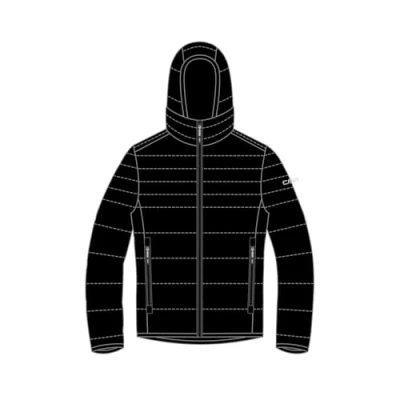 Abbildung von CMP MAN Jacket FIX HOOD Outdoorjacke, Herren, Größe: 58, Nero
