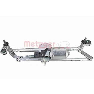 Abbildung von METZGER 2190225 Scheibenwischergestänge für Linkslenker vorne mit Elektromotor ORIGINAL ERSATZTEIL VOLKSWAGEN: Polo V Schrägheck