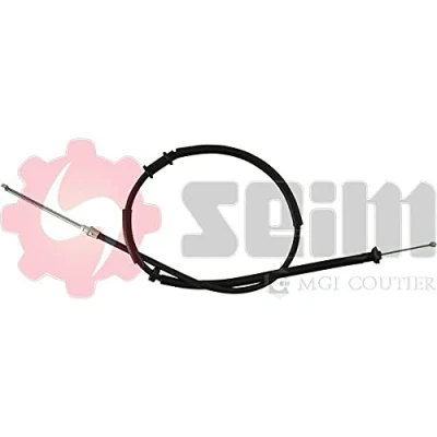 Abbildung von SEIM 703452 Handbremsseil hinten links 1400/1165 Trommelbremse FIAT: Panda II Schrägheck