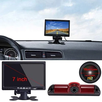 Abbildung von Dynavsal 【Super HD Rückfahrkamera Set】 7 Zoll TFT LCD Farbdisplay Auto Monitor + 1280 * 720 Pixel 1000TV Linien Nachtsicht für FIAT Ducato X250/Peugeot Boxter/Citroen Jumper