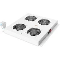 Abbildung von DIGITUS Dachlüftereinheit für NW Schrank (Dynamic / Unique) &amp; SRV ) 4x Lüfter Thermostat Grau