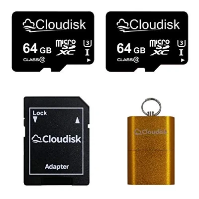 Abbildung von Cloudisk Pack von 2 Mirco SD Karte (64GB)
