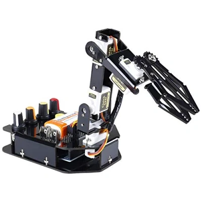 Abbildung von SUNFOUNDER Roboter Bausatz 4 Achsen Servo Steuerung Rollarm, 180 Grad Drehung, Elektronik Baukasten Programmierbare für Arduino Spielzeug Kinder und Erwachsene (Rollarm1.0)