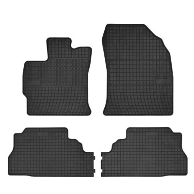 Abbildung von FROGUM 547990 Fußmattensatz Gummi vorne und hinten 4 schwarz Maßgefertigt TOYOTA: Prius Plus