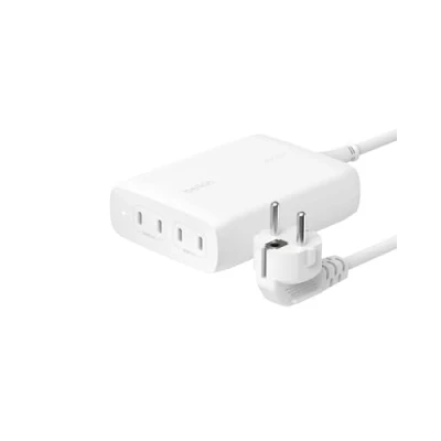 Abbildung von Belkin BoostCharge Pro 4 Port USB C GaN Ladegerät, 200 W Schnellladegerät mit PD 3.1 und 1,5 m Netzkabel für MacBook Pro, iPhone 16 Serie, 15 iPad Galaxy S24, Google Pixel