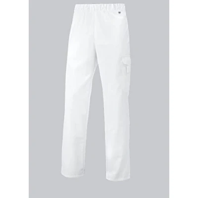 Abbildung von BP 1646 400 21 3XLs Unisex Hose, mit Gummizug in der Taille, 215,00 g/m² Stoffmischung, weiß,