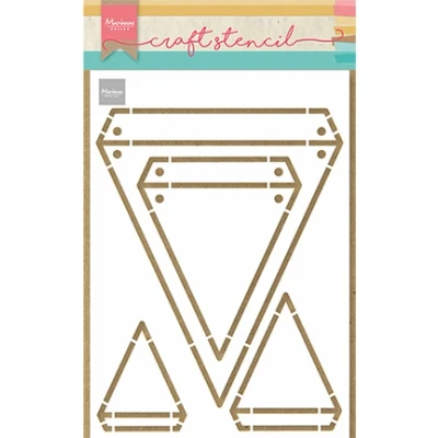 Abbildung von Marianne Design Craft stencil Flaggen