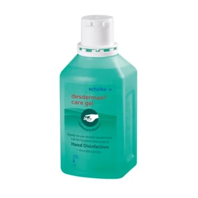 Abbildung von Desderman® care gel, Handdesinfekion, von Schülke, 20x 500ml