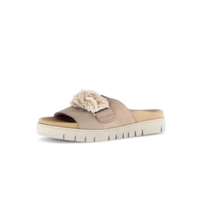 Abbildung von Gabor Damen Pantoletten, Frauen Slipper,Best Fitting,Backless Slipper,Gartenschuhe,Sommerschuhe,sommerclogs,Sandalen,Slides,Rabbit,39 EU / 6 UK