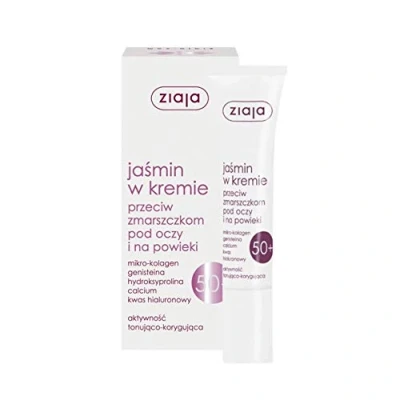 Abbildung von Ziaja Augencreme Jasmin 50+ Anti Falten Augen und Augenlidcreme 15ml