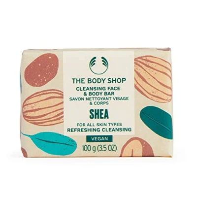 Abbildung von The Body Shop Shea Cleansing Face &amp; Bar Seife 100g