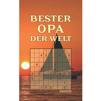 Abbildung von BESTER Opa DER WELT Sudoku: Tolles Rätselbuch zum Verschenken an den Großvater 184 knifflige Rätsel Kleines Geschenk für Geschenkidee Vatertag, Valentinstag, Geburtstag