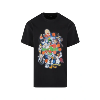 Abbildung von Upscale by Mister Tee Space JAM Teamwork Tshirt print, Herren, Größe: Medium, Black
