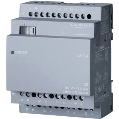 Abbildung von Siemens 6ED1055 1CB10 0BA2, Digital, Eingang/Ausgang:, 8 Kanäle, 4 Systemleistung