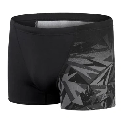 Abbildung von Speedo Herren Hyper Boom Placement V Cut I Aquashort, Schwarz/Grau, 2