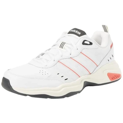 Abbildung von adidas Herren Strutter Shoes Gymnastik und Trainingsschuhe, Cloud White/Cloud White/Carbon, 36 2/3 EU
