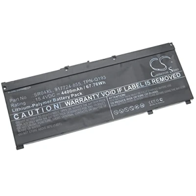 Abbildung von vhbw kompatibel mit HP Omen 15 dc1064TX, DC1070TX, DC1085NR, DC1092TX Notebook (4400mAh, 15,4V, Li Polymer)