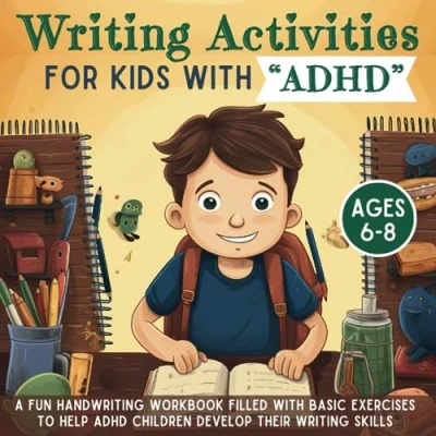 Abbildung von Writing Activities For kids with ADHD: A Fun Handwriting Workbook Filled Basic Exercises to Help ADHD Children Develop Their Skills