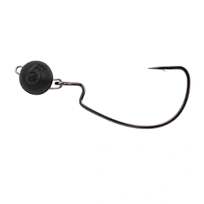 Abbildung von Spro Freestyle Rigged Bottom Jig Black 7gr Hakengröße 2/0 (2 Stück) Jigkopf