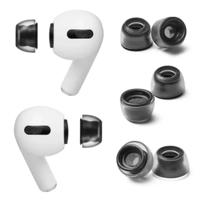 Abbildung von AZLA SednaEarfit Crystal for AirPods Pro Gen1 and 2/3 Pairs (SSS/SS/S)