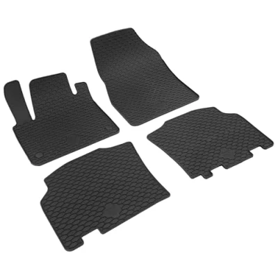 Abbildung von Walser DirtGuard Gummi Fussmatten Auto kompatibel mit Mercedes Benz Citan Tourer (W420) 09/2021 Heute, T Klasse 05/2022 Renault Kangoo III 07/2021 100% passgenaue Fußmatten