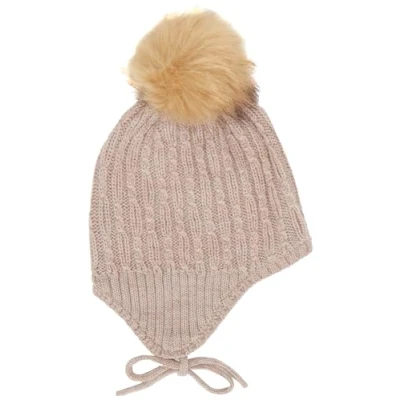 Abbildung von NAME IT Baby Mädchen NMFWRILLA Wool Knit HAT XXIII Hut, Peppercorn, 50W / 51L