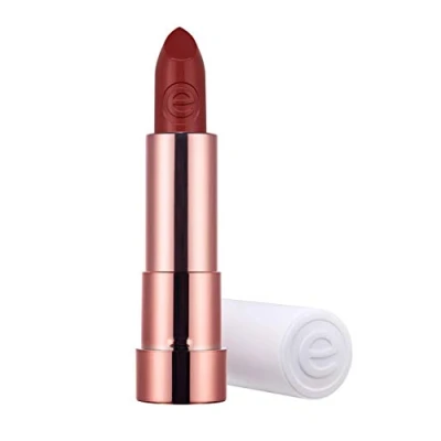 Abbildung von essence THIS IS ME. lipstick, Lippenstift, Nr. 17 beautiful, nude, matt, vegan, ölfrei, ohne Alkohol (3,5g)