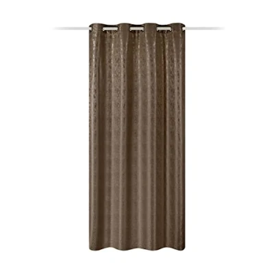 Abbildung von JEMIDI Vorhang blickdicht 140x245cm Gardine mit Ösen Anbringung Ösenschal Dekoschal Glanz Optik 100% Polyester für Wohnzimmer Schlafzimmer