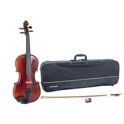 Abbildung von GEWA Violingarnitur Ideale VL 2 3/4 spielfertig, Massaranduba Bogen, Larsen Aurora Saiten, Violinkoffer