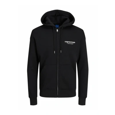 Abbildung von Jack &amp; Jones Jorvesterbro Sweatjacke, Herren, Größe: Small, Black