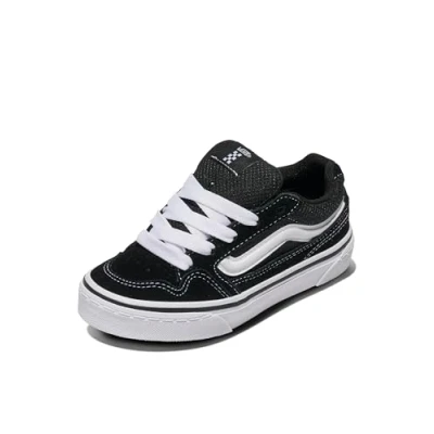 Abbildung von Vans Unisex Kinder Caldrone Sneaker Trainers, SUEDE/MESH BLACK/WHITE, 27 EU