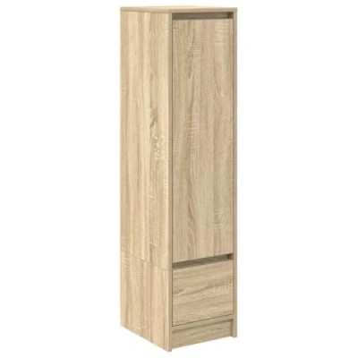 Abbildung von vidaXL Highboard Sonoma Eiche 29,5x34x119,5 cm Holzwerkstoff