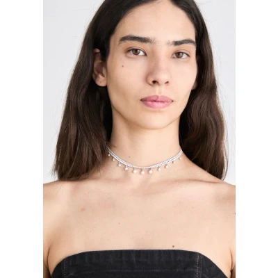 Abbildung von Swarovski Capsule Choker Halskette, Damen, Größe: One Size, White