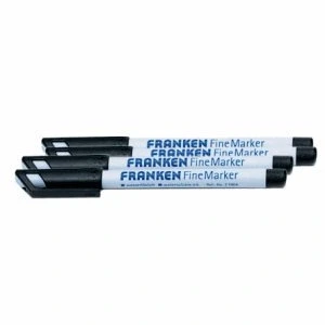Abbildung von Franken Finemarker 0,7mm schwarz 4 Stück SB Verpackung