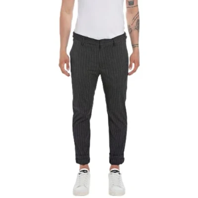 Abbildung von Replay Herren Hose mit Stretch, Blue 020 (Blau), 28W / 30L