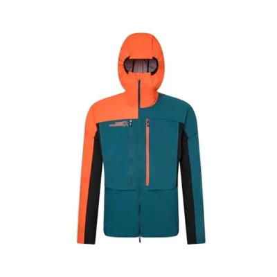 Abbildung von Rock Experience REMJ11081 C786 INUIT TECH SOFTSHELL MAN Jacket Herren 1556 REFLECTING POND+0740 CHERRY TOMATO L