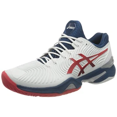 Abbildung von Asics Herren Court FF 2 Tennis Shoe, White/Mako Blue, 42 EU