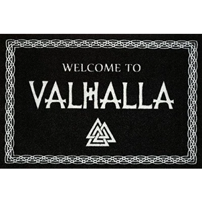 Abbildung von empireposter Welcome to Valhalla Fussmatte, Größe: 60 x 40 cm, Material Polypropylen