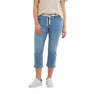 Abbildung von TOM Tailor Jeans Straight Leg, Damen, Größe: 44, Light stone bright blue denim