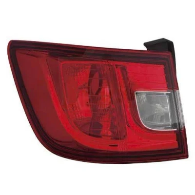 Abbildung von ABAKUS 551 19A5L UE Rückleuchte links P21/5W, PY21W Rot ohne Lampenträger, Glühlampe RENAULT: Clio 4 Schrägheck