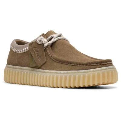 Abbildung von Clarks Torhill LO Sportlicher Schnürer, Herren, Größe: 40, Dark olive combi Schuhe