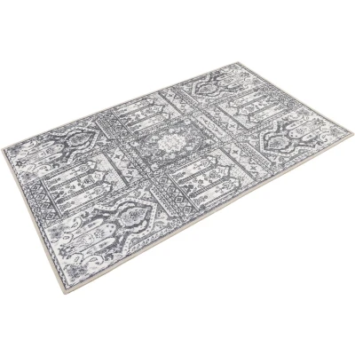 Abbildung von Wecon home Badematte &quot;Vintage Café&quot;, Höhe 6 mm, rutschhemmend beschichtet, fußbodenheizungsgeeignet schnell trocknend, Vintage Orient Stil, Badezimmerteppich, waschbar